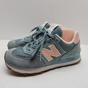 New Balance 574 Womens Size 8 Blue Athletic Running Shoes Sneakers WL574FLB